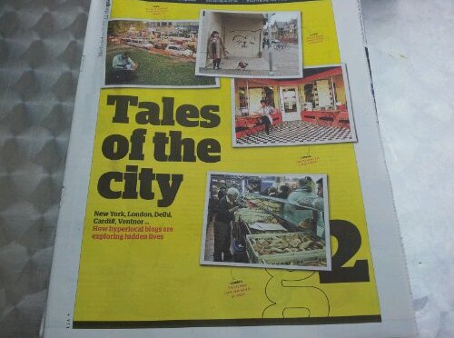 Did you miss us in the Guardian last week?