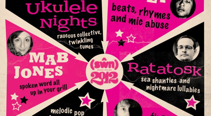 The We Are Cardiff stage at Swn Festival 2012: presenting Mab Jones