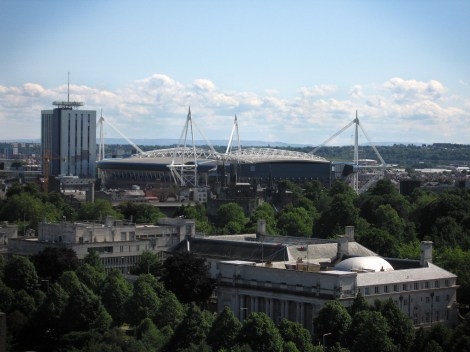 Cardiff's skyline these days, by Amy Taylor on Flickr