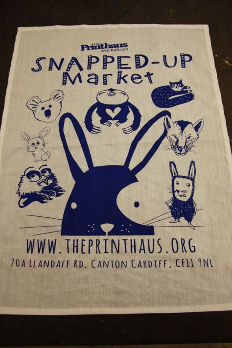 Snapped Up Market teatowel