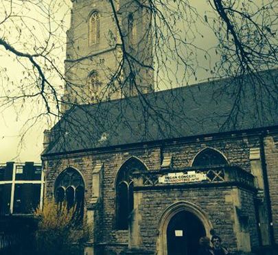 100 days in Cardiff – St John’s Church from afar