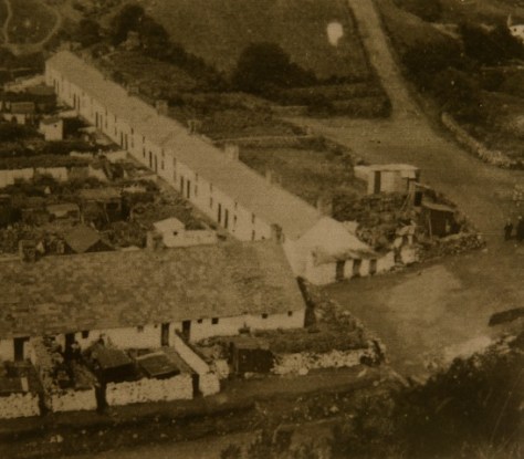 The houses in their original location