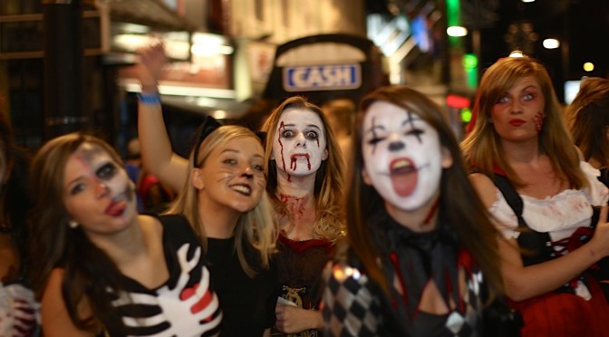 People on the streets of Cardiff for Halloween 2014 – photo blog