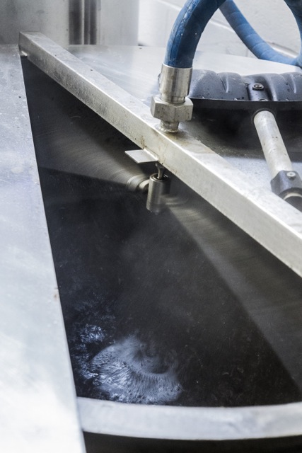Cardiff, United Kingdom, November 26 2015. Brewing equipment at the Crafty Devil Microbrewery, Canton, Cardiff, Wales.